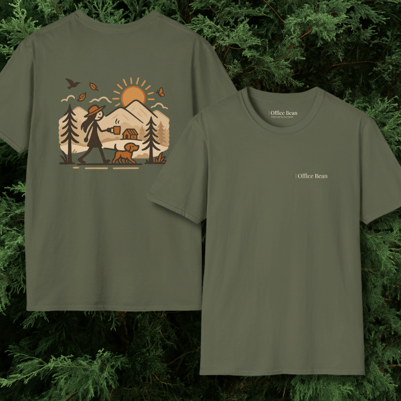 Brew and Roam Female Backprint T-Shirt