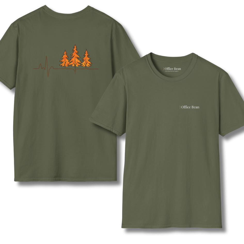 Fall Heartbeat Backprint T-Shirt