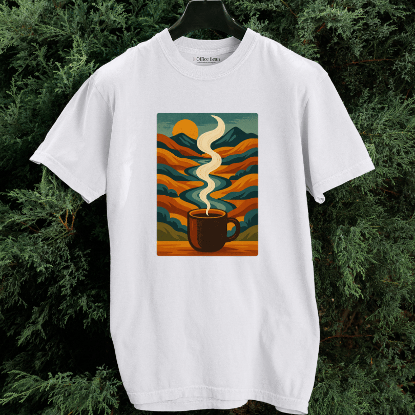 Coffee Beyond Mountains and Rivers T-shirt