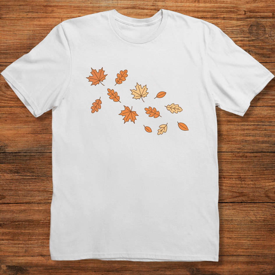 Scattered Autumn Leaves T-shirt