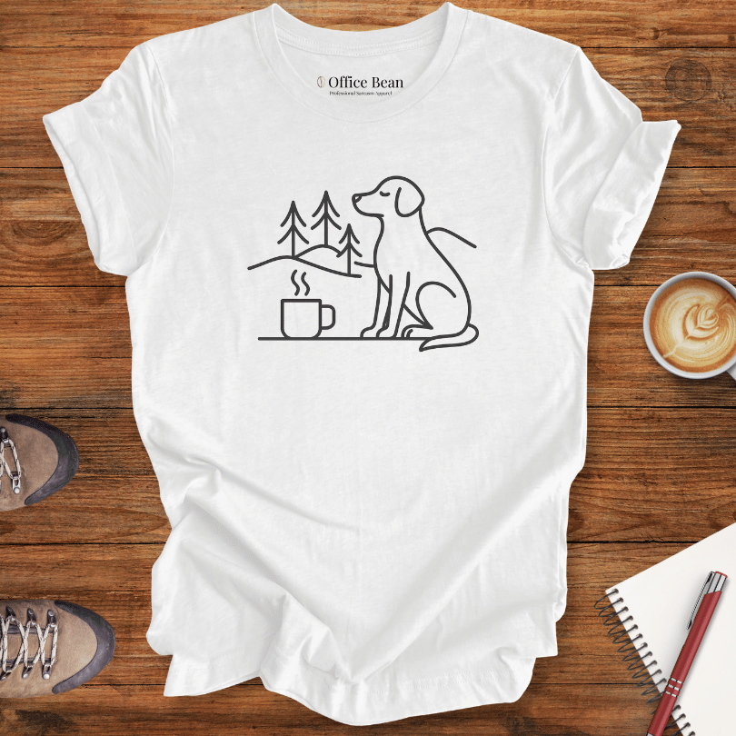 Coffee, Dog and Calm T-shirt