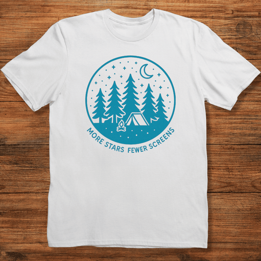 More Stars Fewer Screens T-shirt
