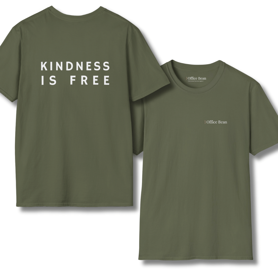 Kindness is free Backprint T-Shirt