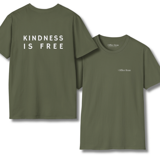 Kindness is free Backprint T-Shirt