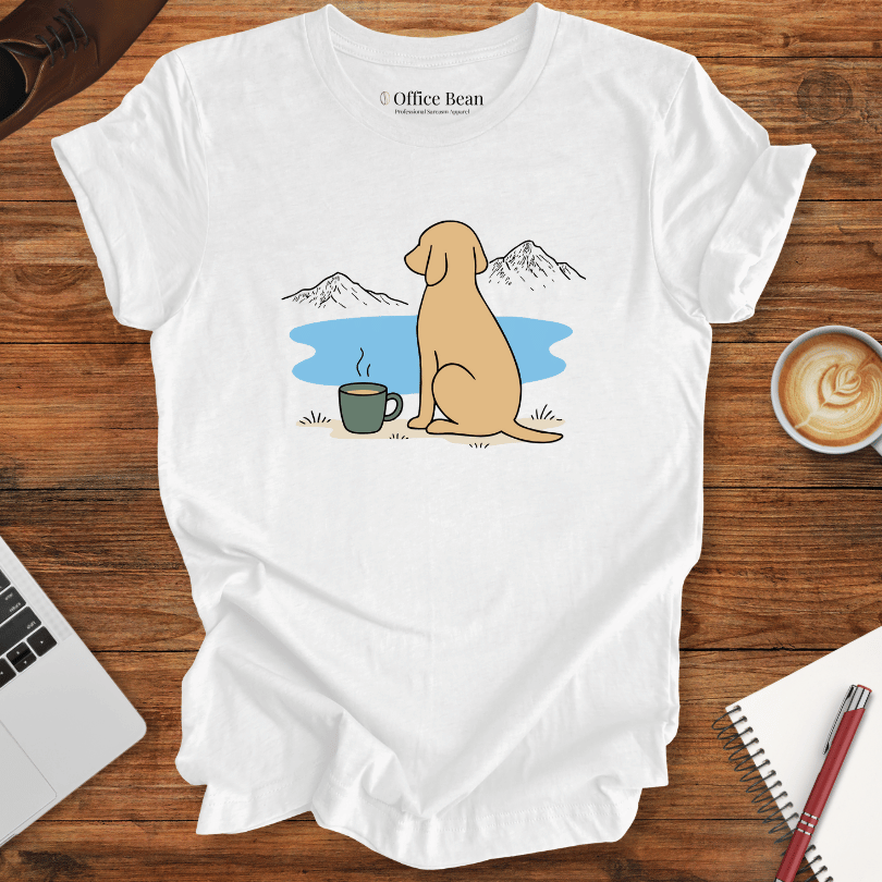 My Coffee, dog and a View T-Shirt