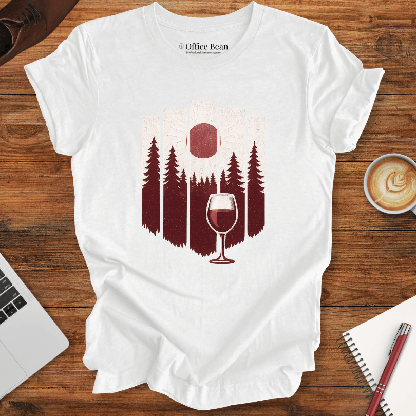 Forest Stripes and a Wine T-Shirt