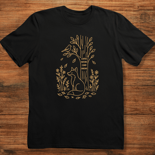 Fox with Tree Quote T-shirt
