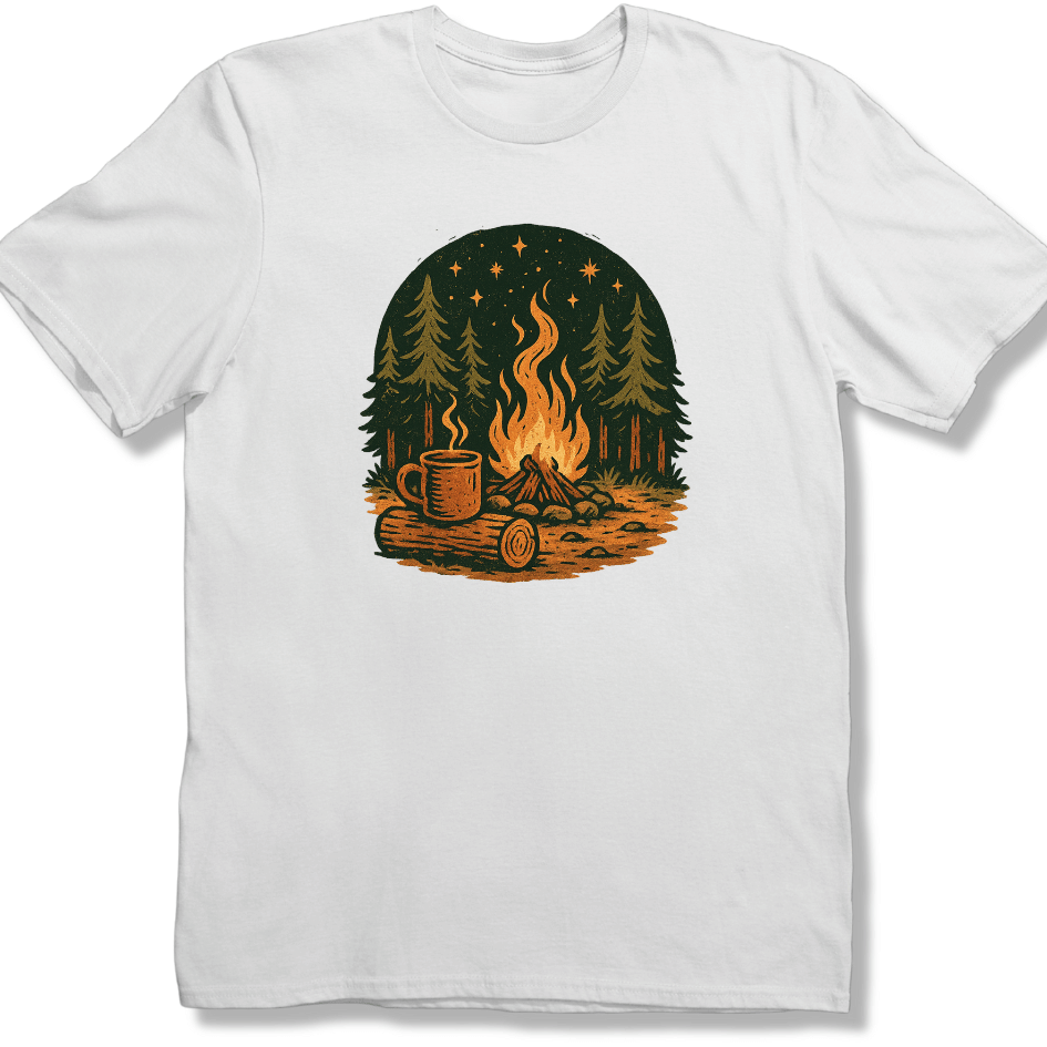 Campfire nights and Coffee T-shirt
