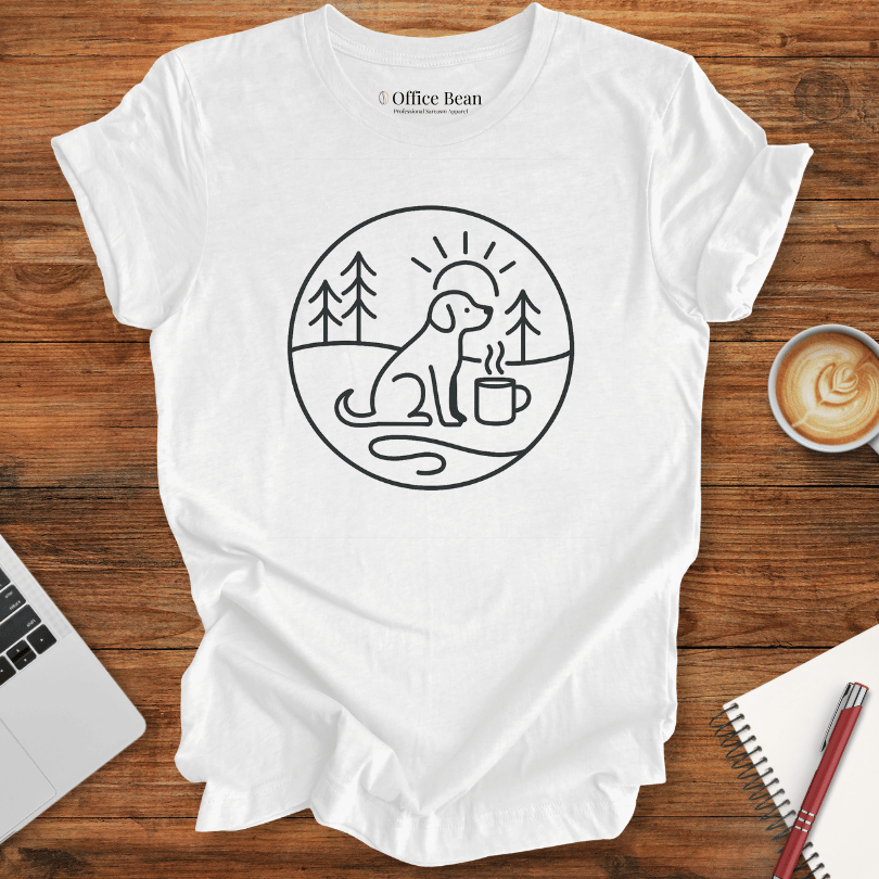Dogs & Mornings Club Logo T-shirt