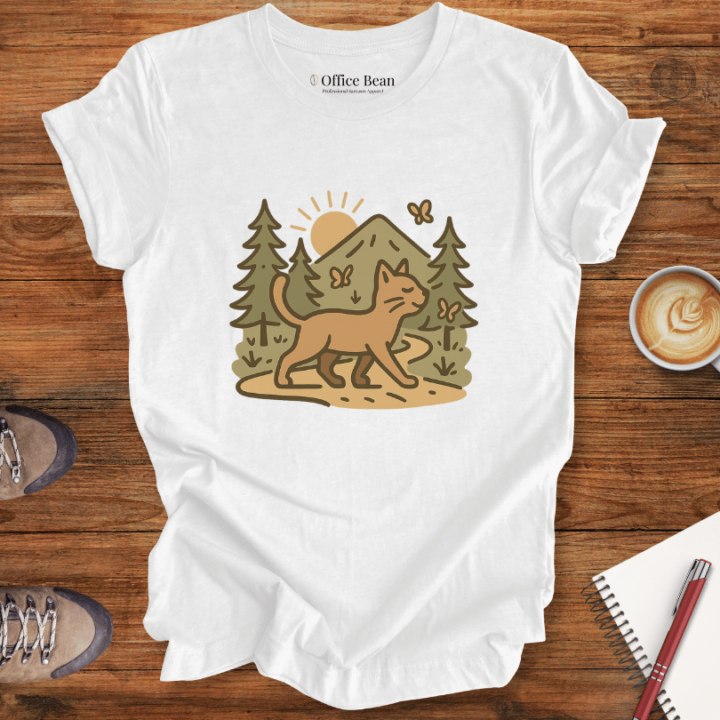 Forest Path Cat Walk T-shirt