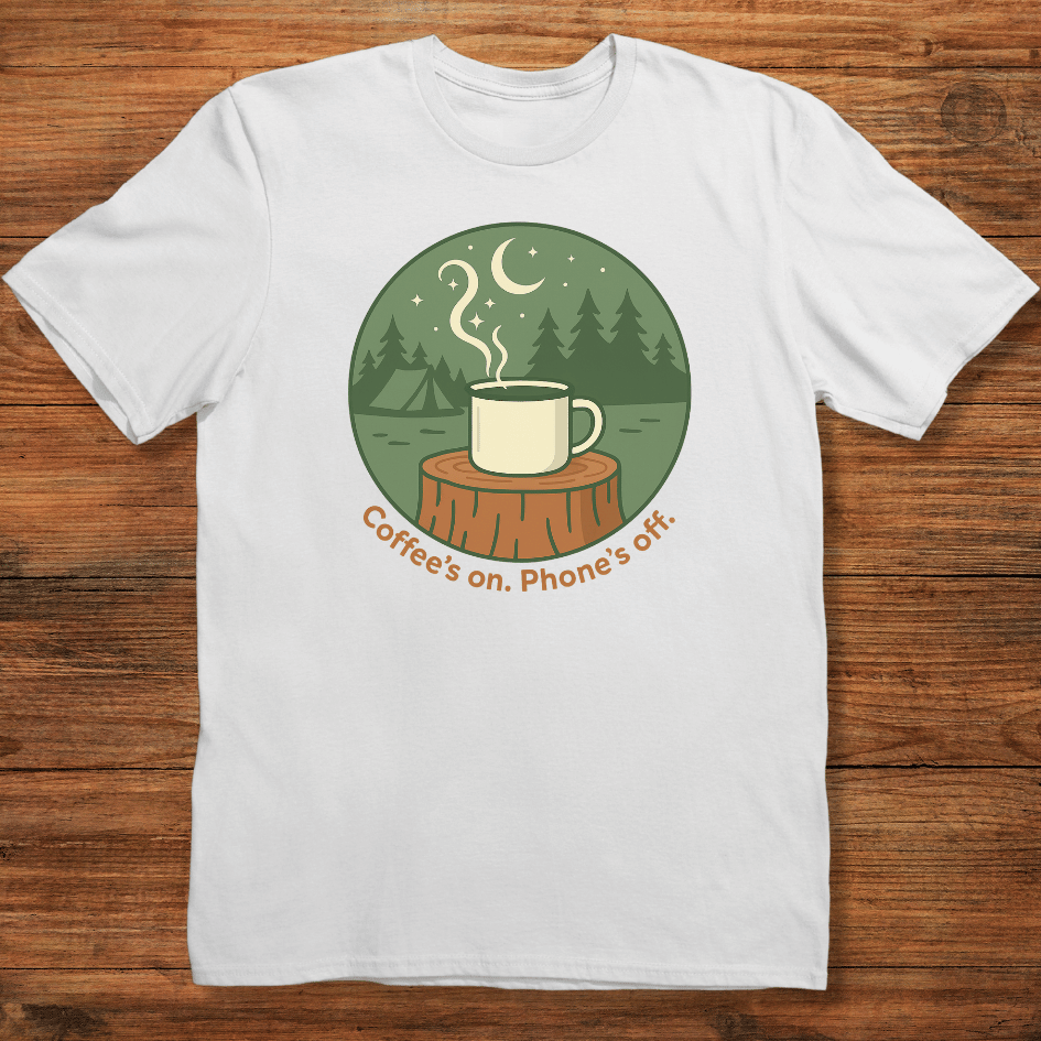 Coffee’s On. Phone’s Off T-shirt