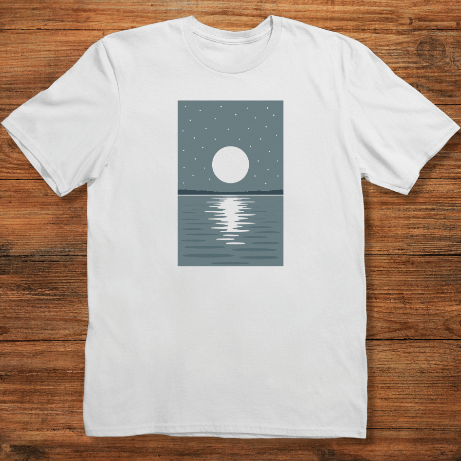 Lake Horizon Reflection T-shirt