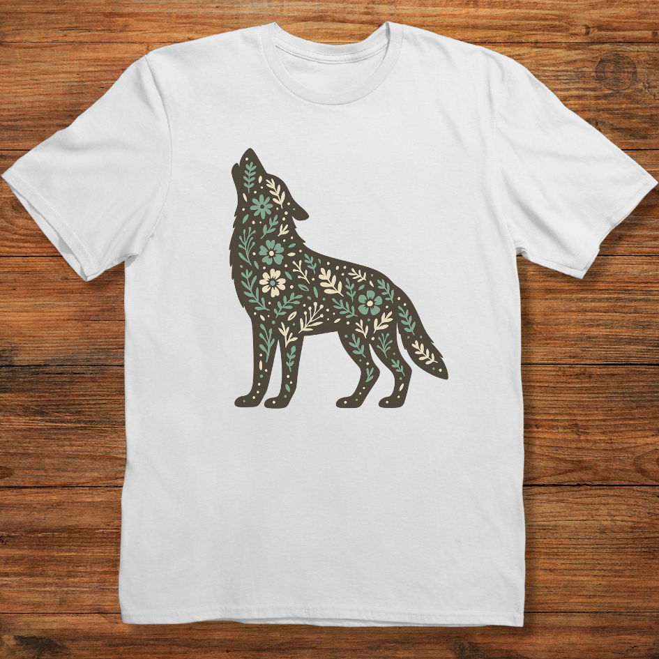 Howling Meadow Wolf T-shirt