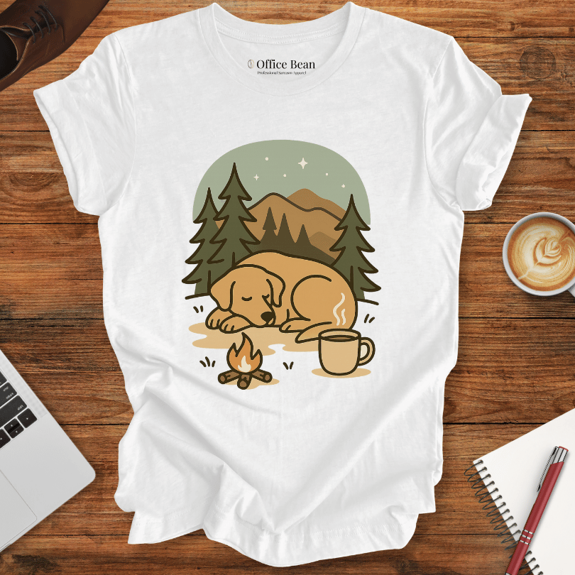 My coffee, dog and Camping T-shirt