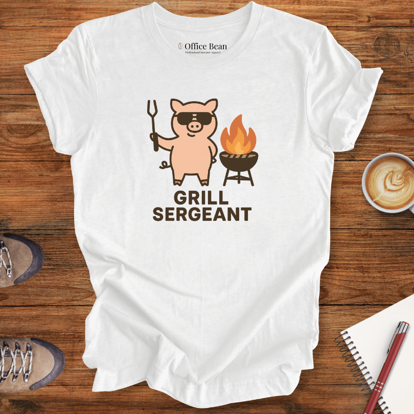 Grill Sergeant Pig T-shirt