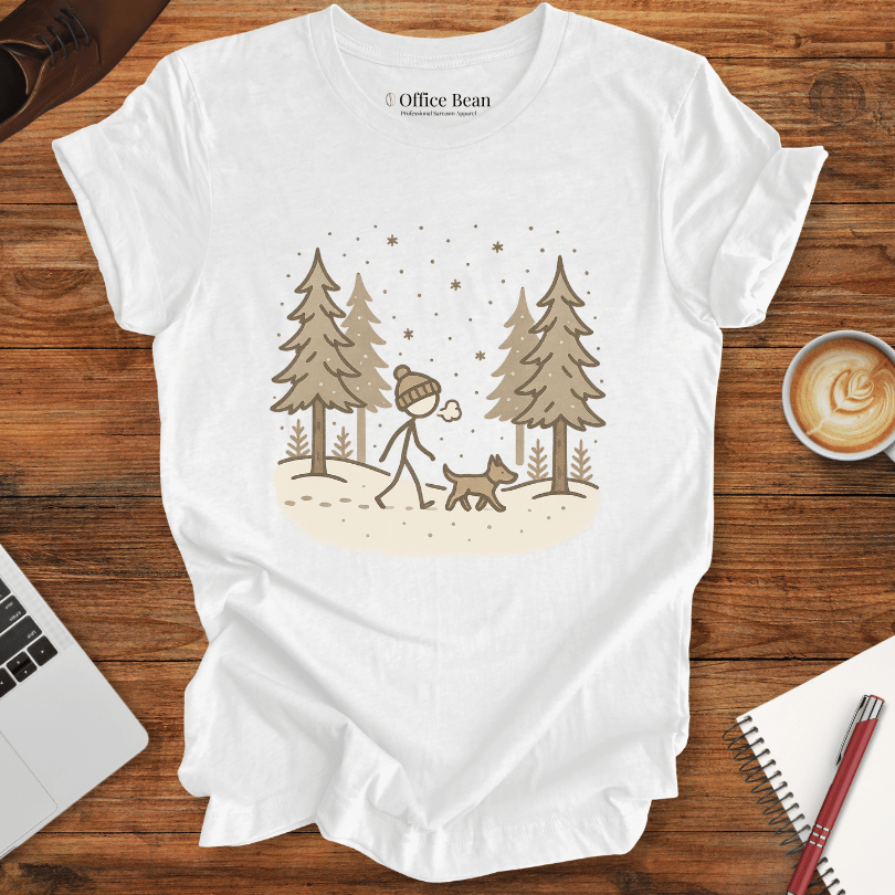 Dog Winter Walk T-shirt