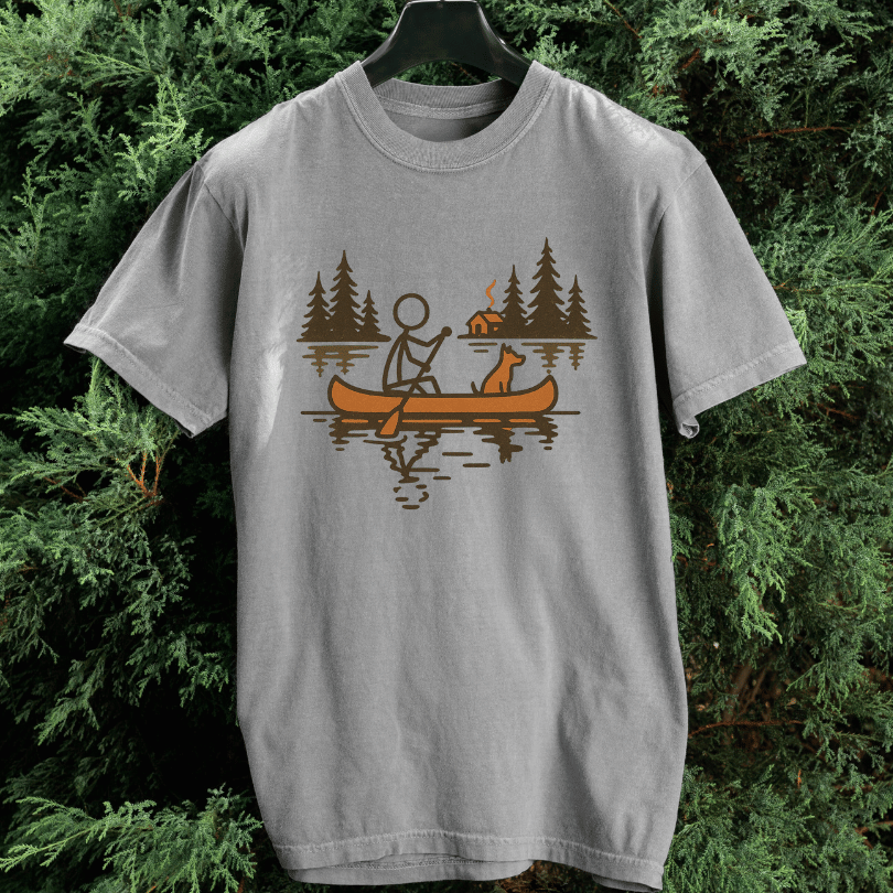 Paddle and Dog T-shirt