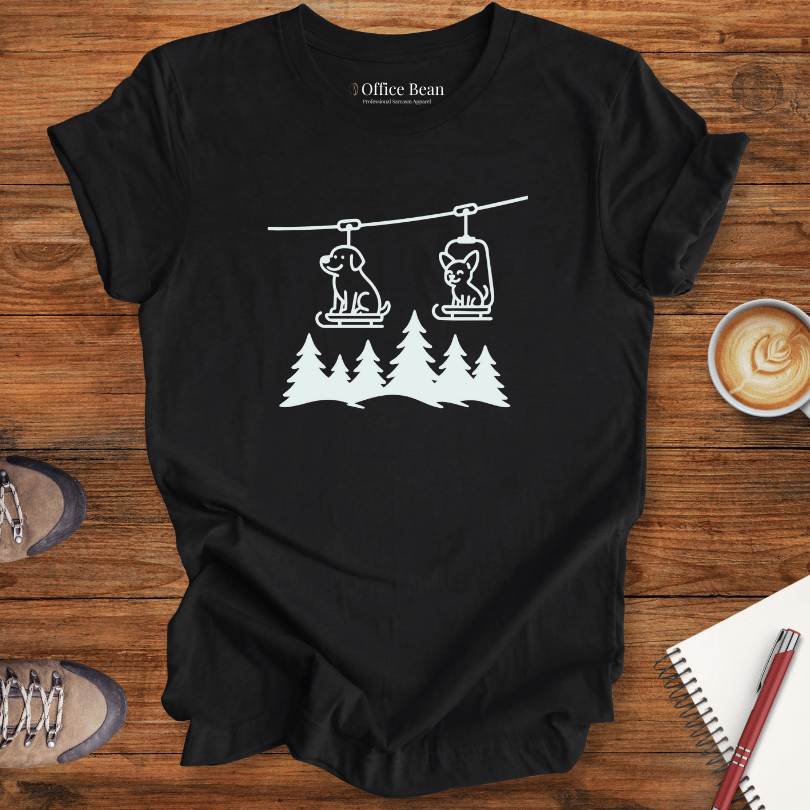 Mountain Ski Dogs T-shirt