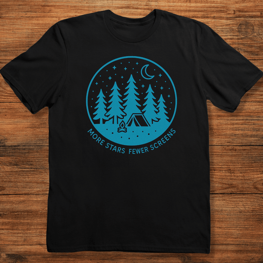 More Stars Fewer Screens T-shirt
