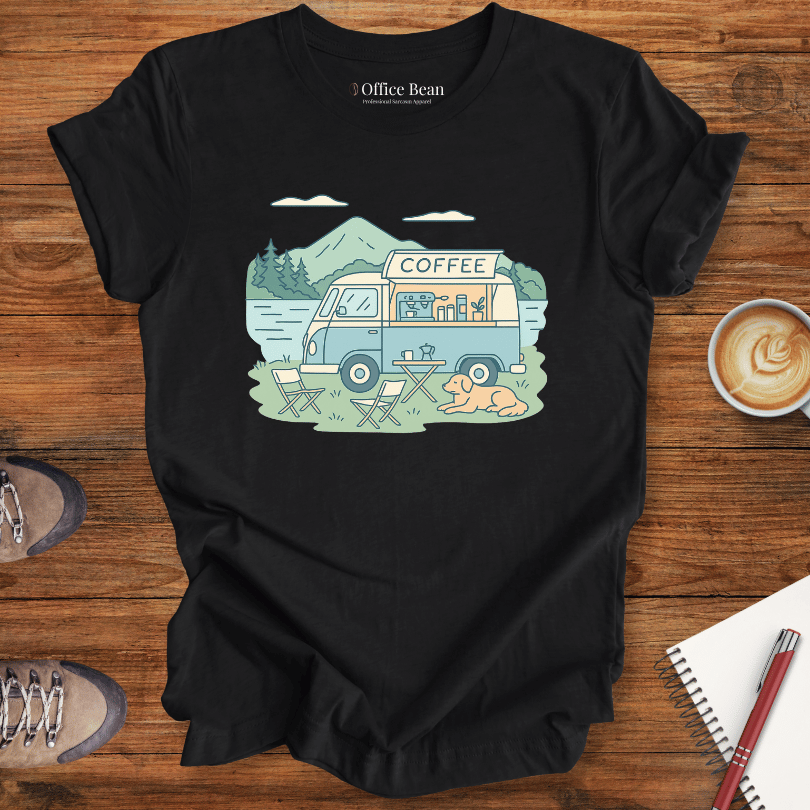 Lakeside Café Van T-shirt