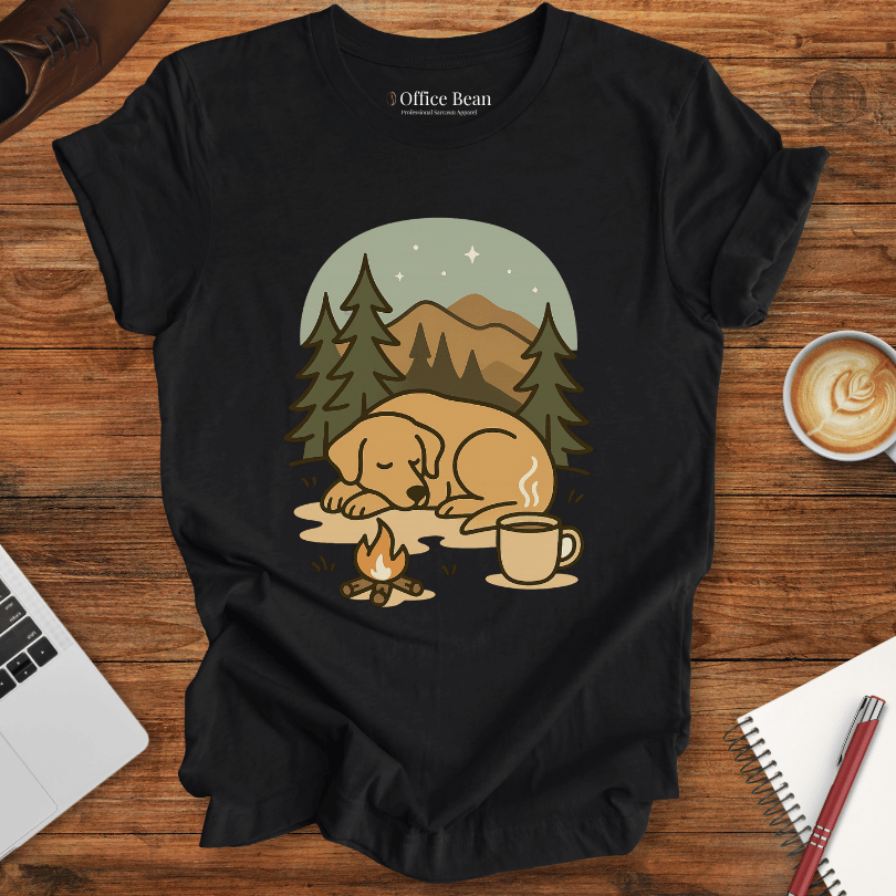 My coffee, dog and Camping T-shirt