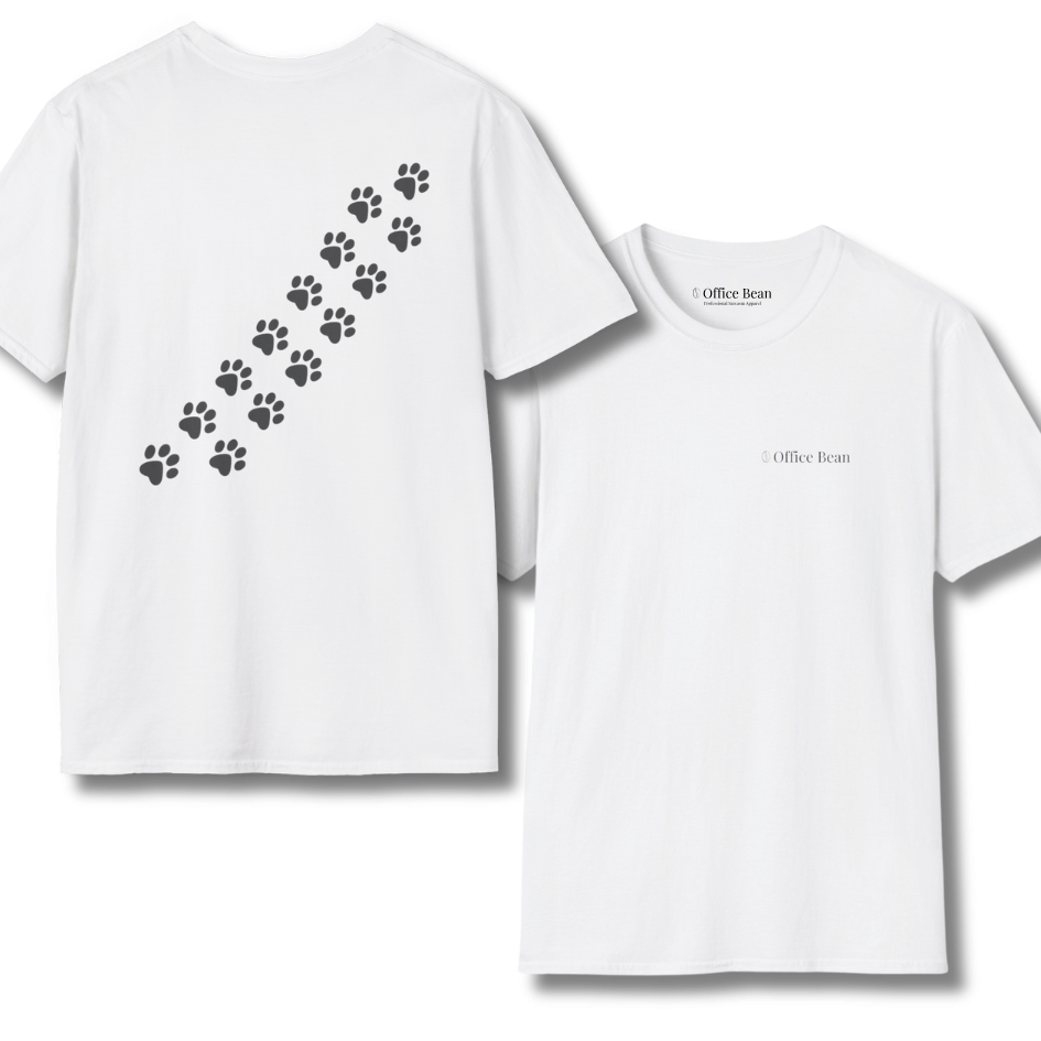 Trail of Paws Backprint T-Shirt
