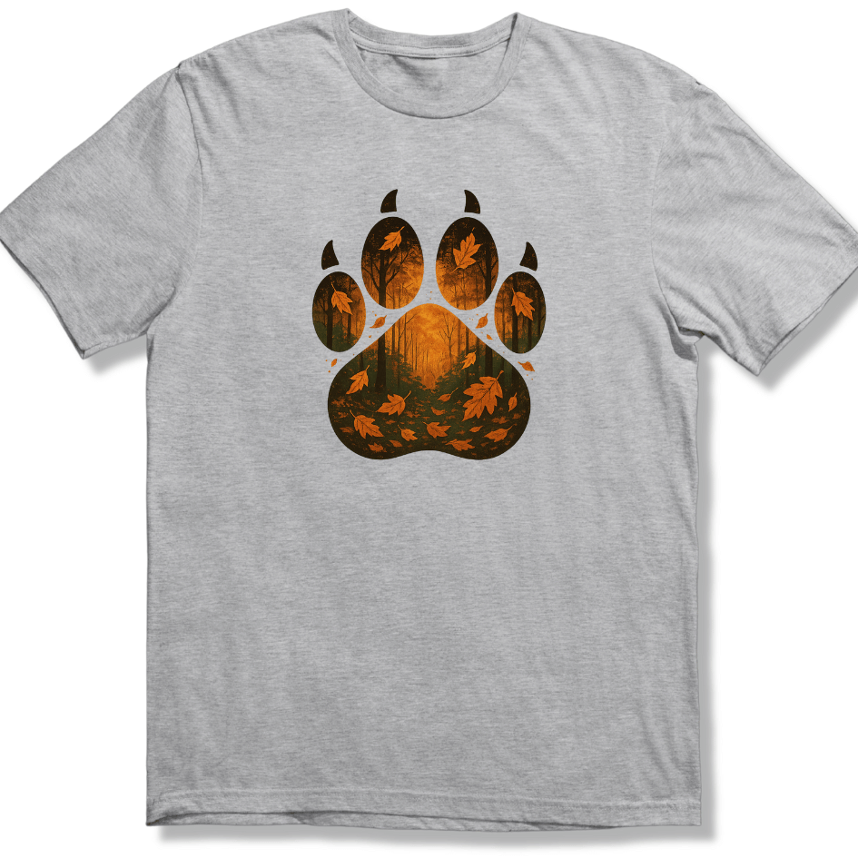 Autumn Paw Path T-shirt