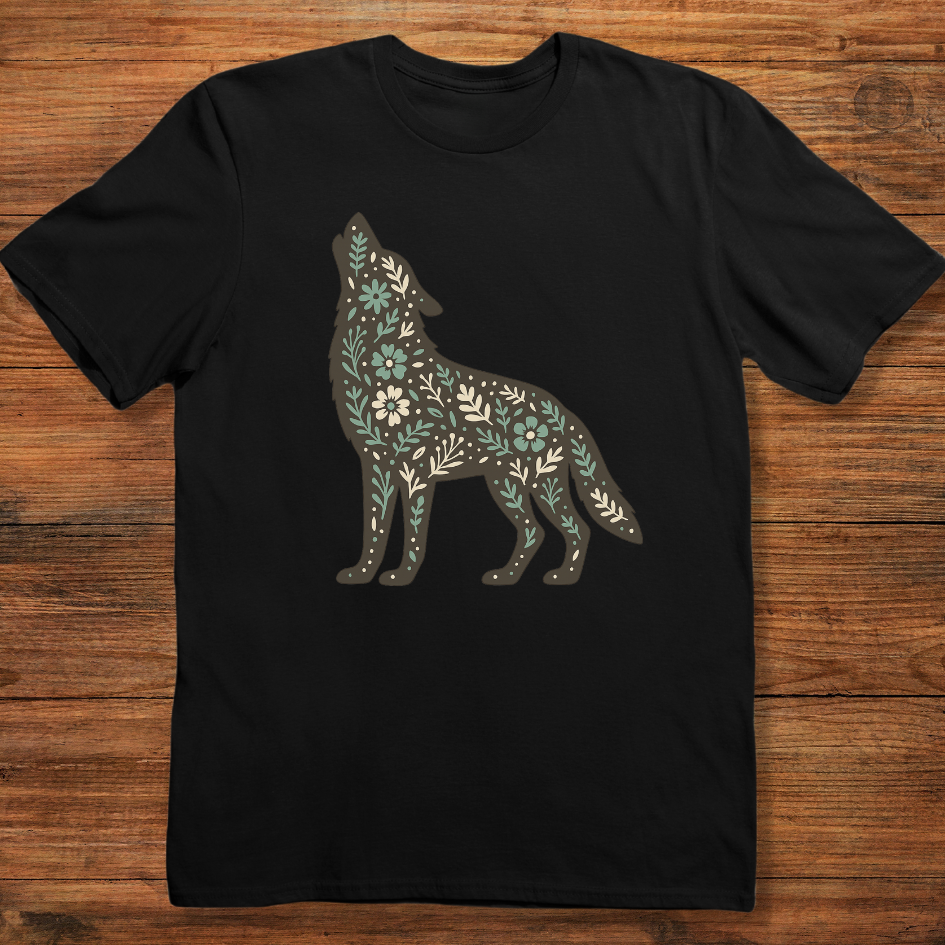 Howling Meadow Wolf T-shirt