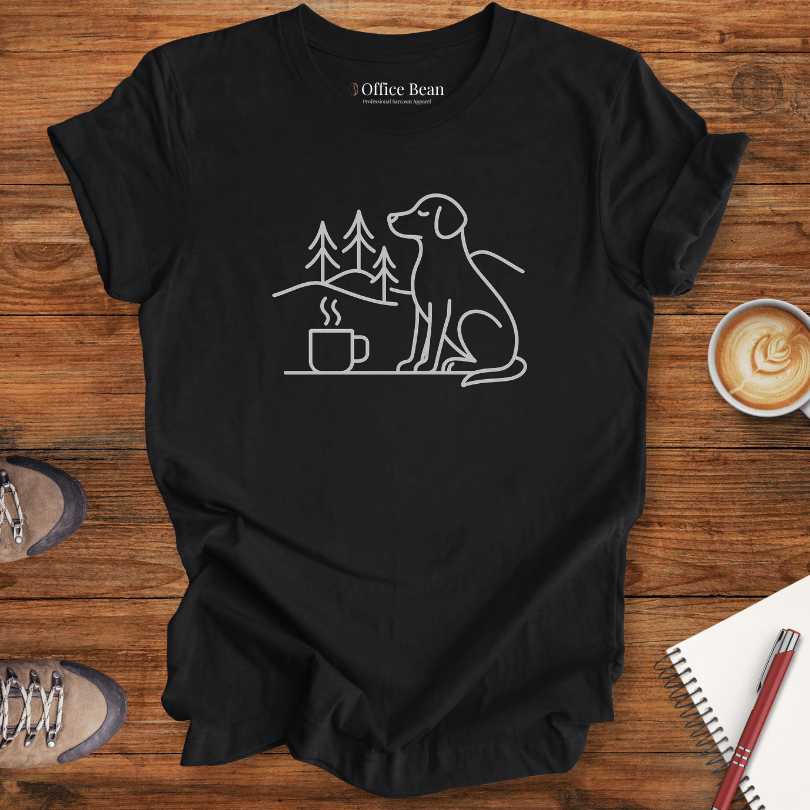 Coffee, Dog and Calm T-shirt