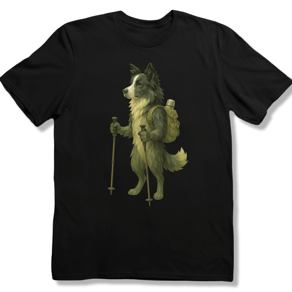 Polygon Collie Hiker T-shirt