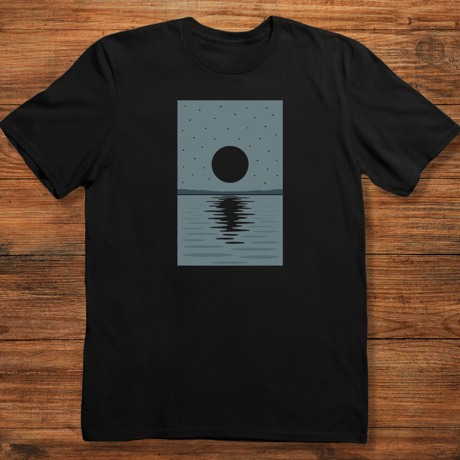 Lake Horizon Reflection T-shirt