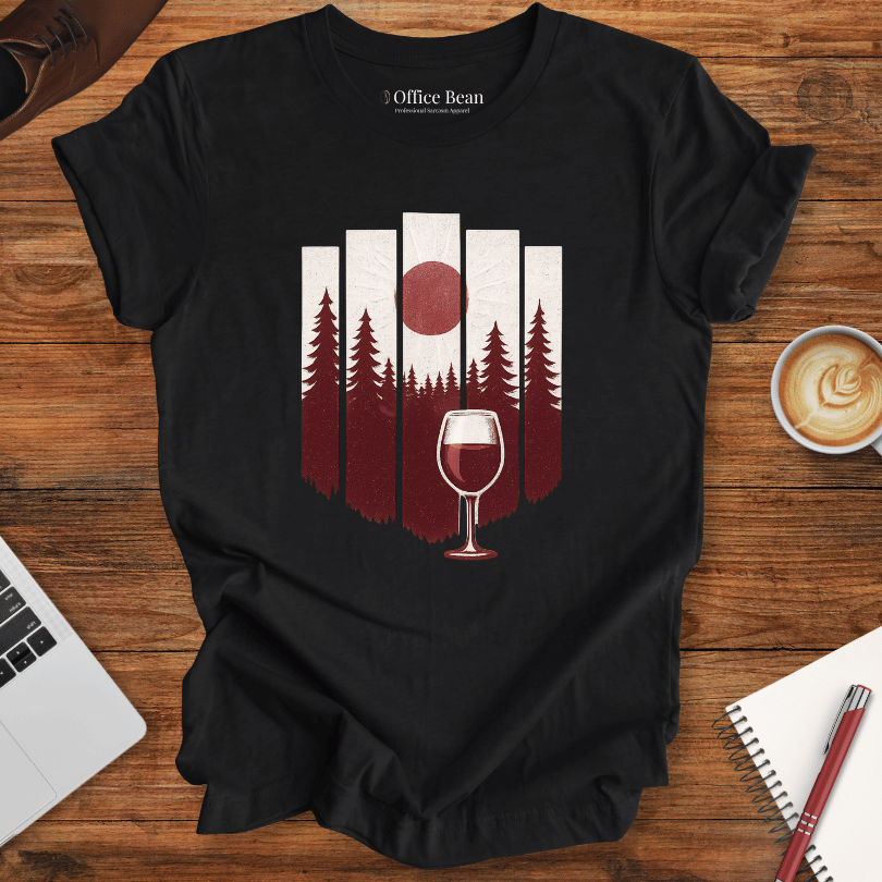 Forest Stripes and a Wine T-Shirt