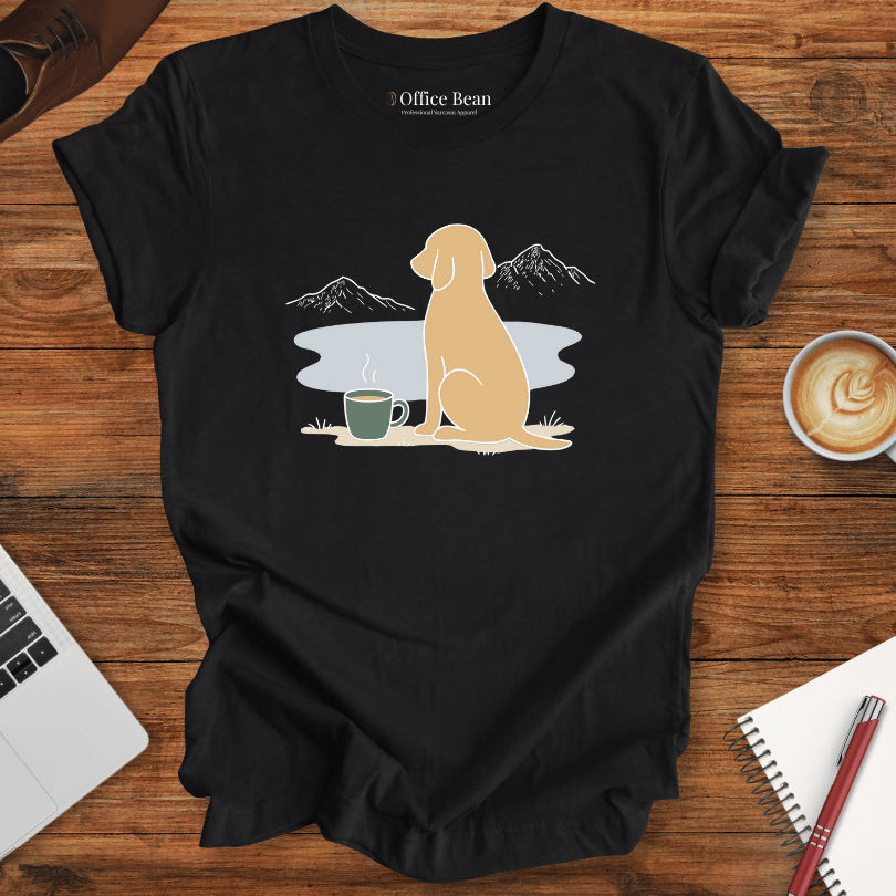 My Coffee, dog and a View T-Shirt