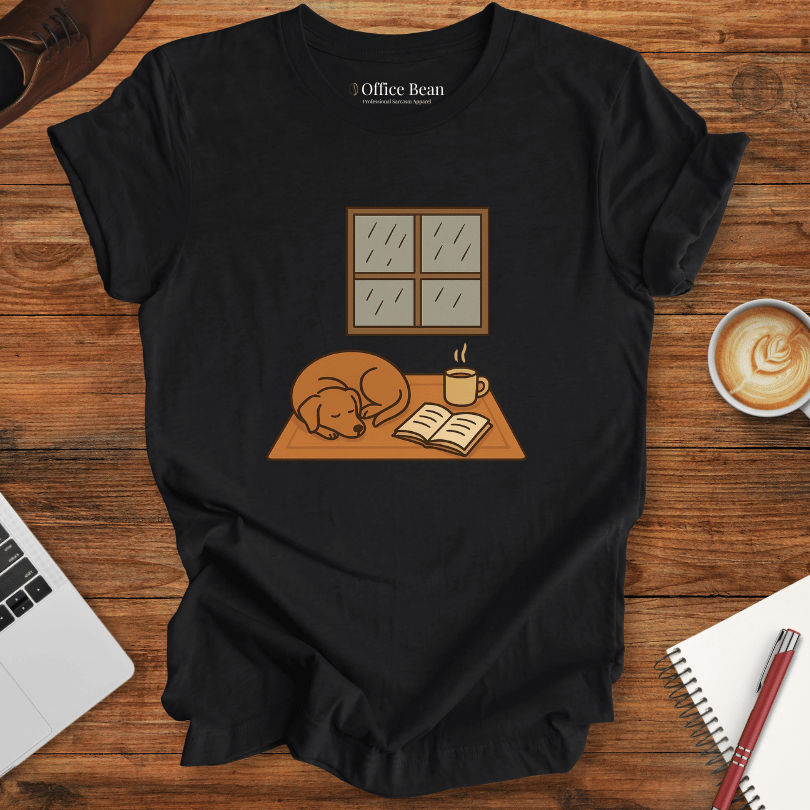 My coffee, dog and Book T-shirt