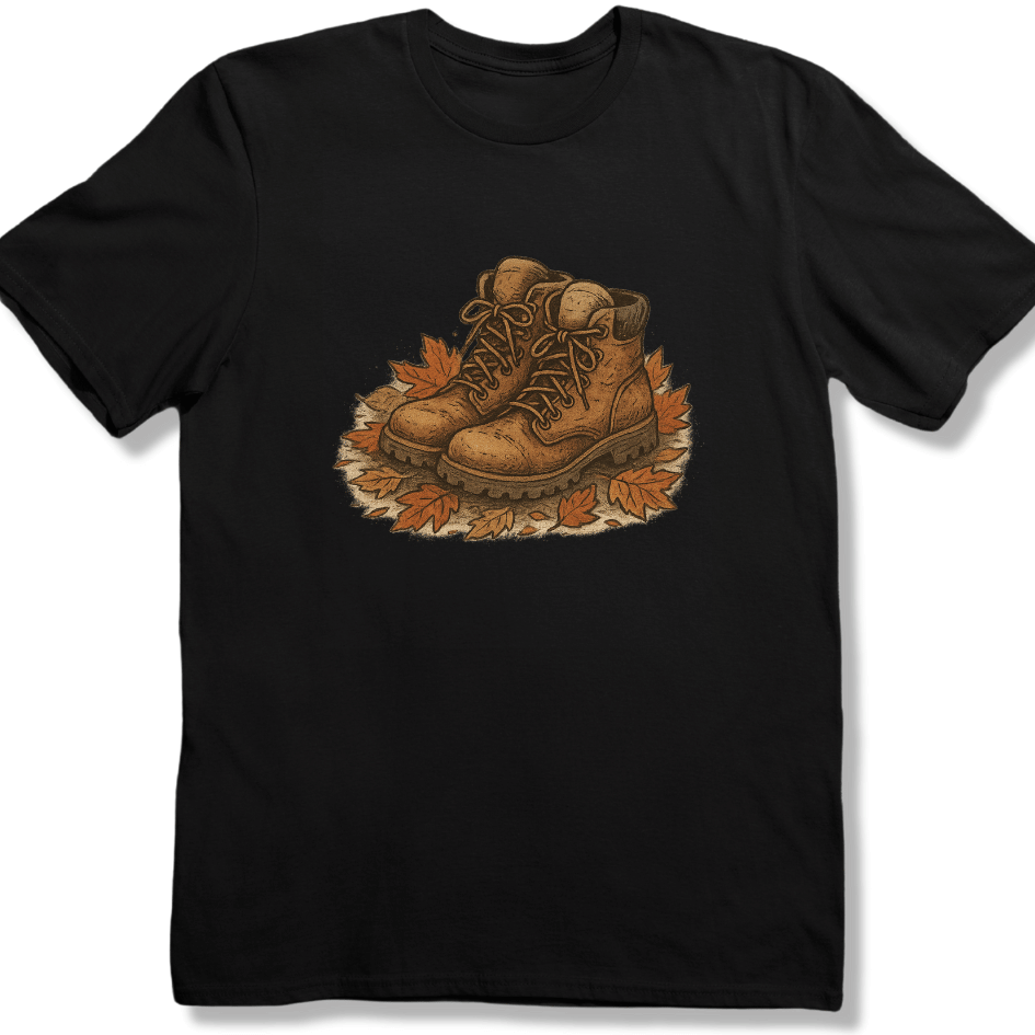 Hiker’s Boots in Autumn T-shirt
