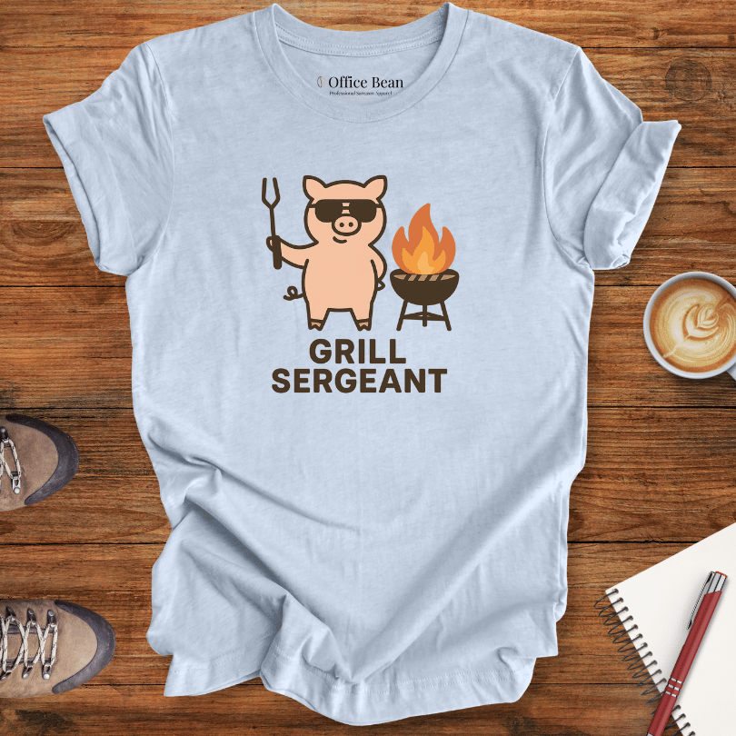 Grill Sergeant Pig T-shirt