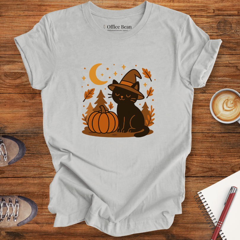 Witch Cat & Pumpkin Nights T-shirt
