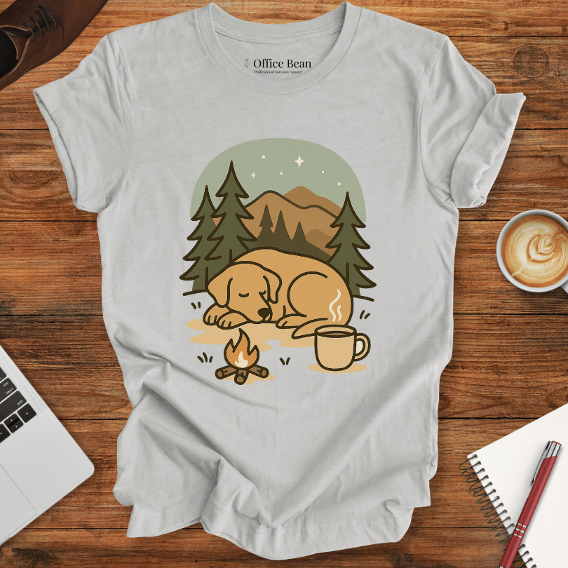 My coffee, dog and Camping T-shirt