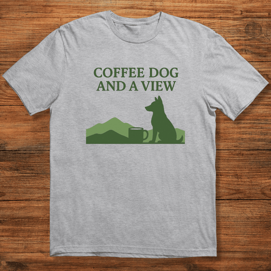 Coffee Dog and a View T-shirt