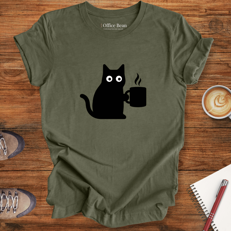 Caffeinated Cat T-shirt