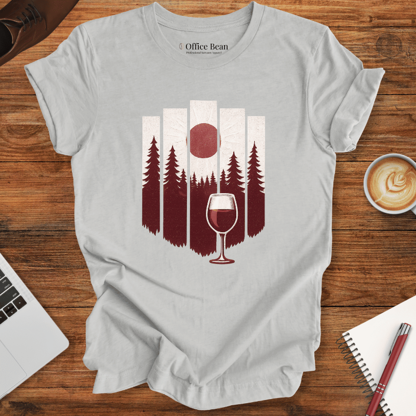 Forest Stripes and a Wine T-Shirt