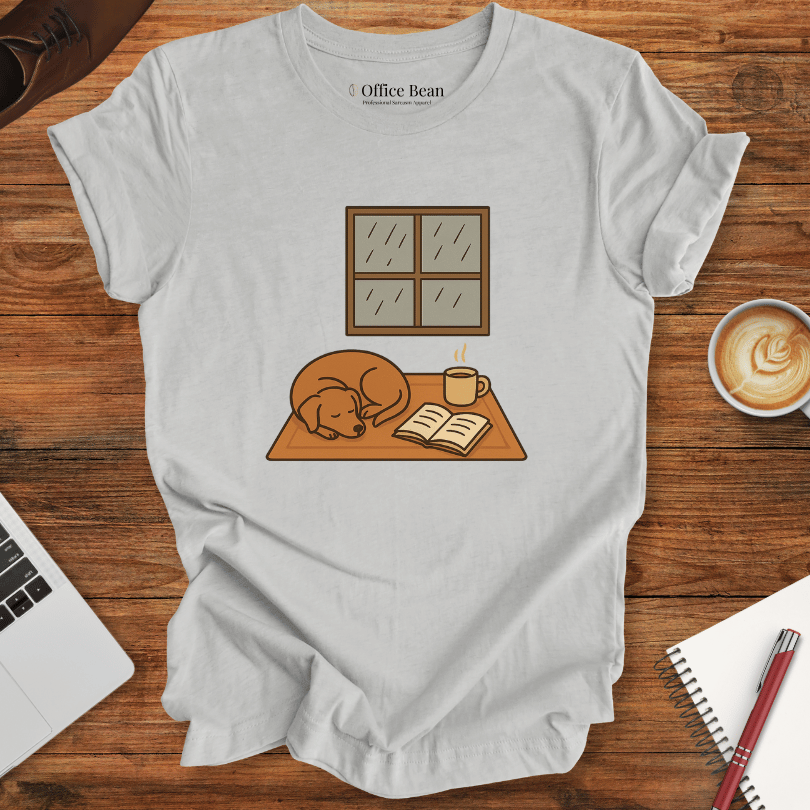 My coffee, dog and Book T-shirt