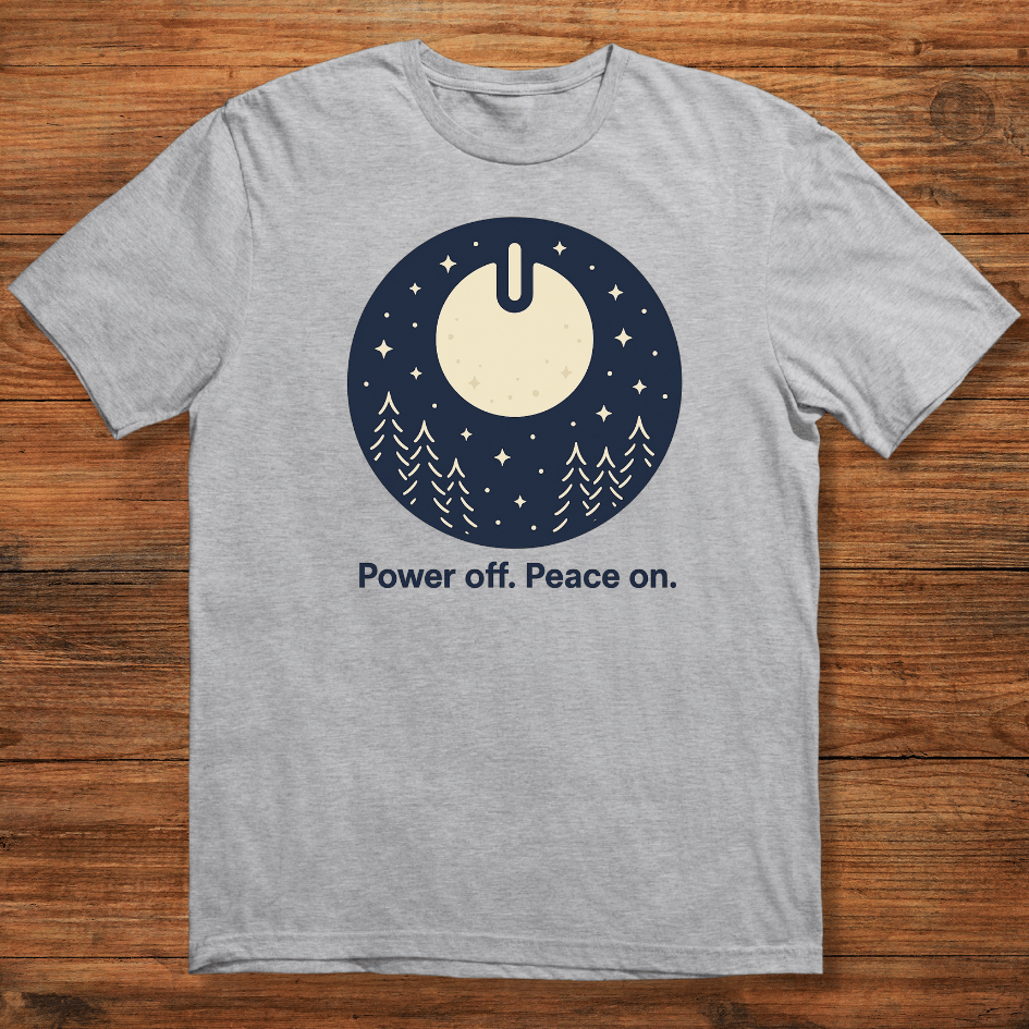 Power Off. Peace On T-shirt