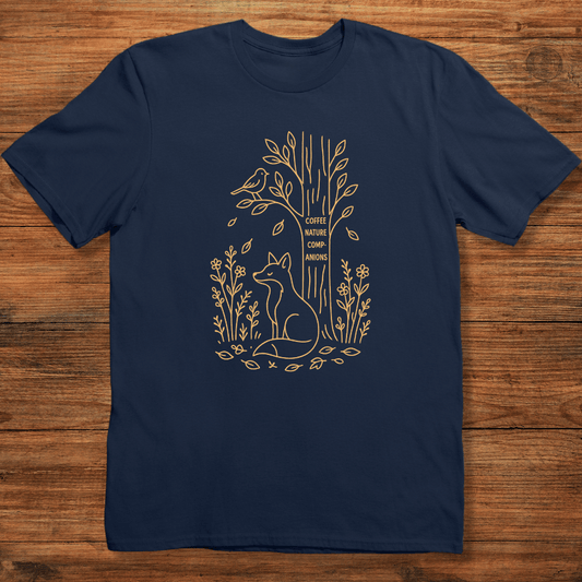 Fox with Tree Quote T-shirt