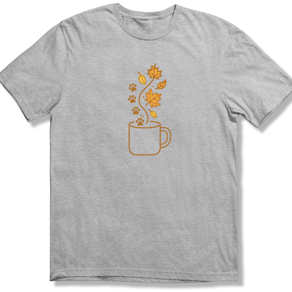 Paws & Autumn Leaves T-shirt