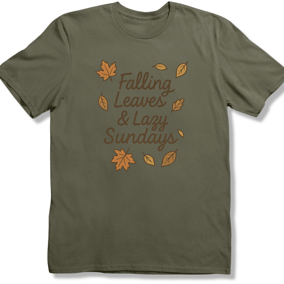 Falling Leaves & Lazy Sundays T-shirt