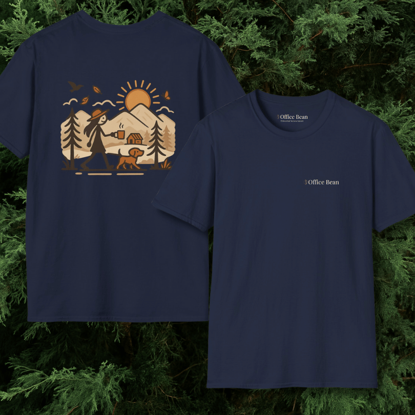 Brew and Roam Female Backprint T-Shirt