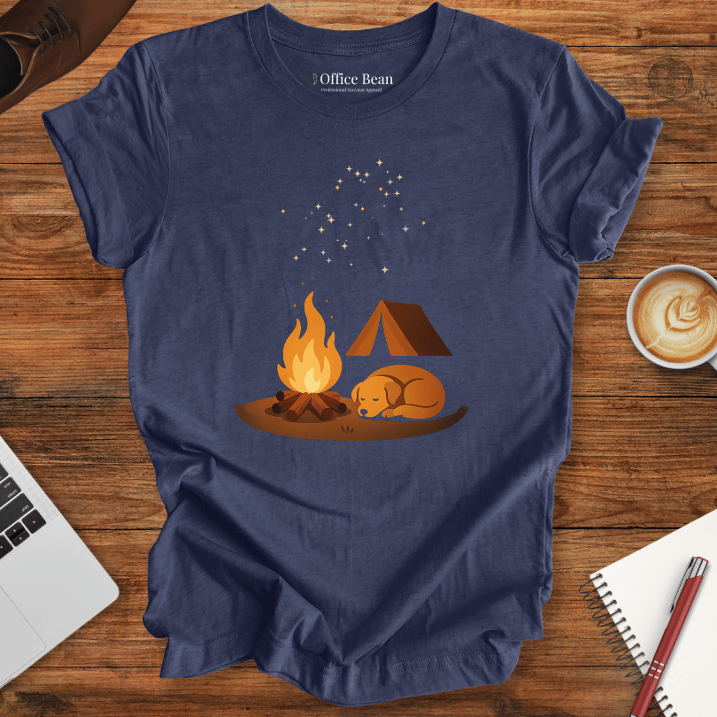 Campfire Dreams and Stars T-shirt
