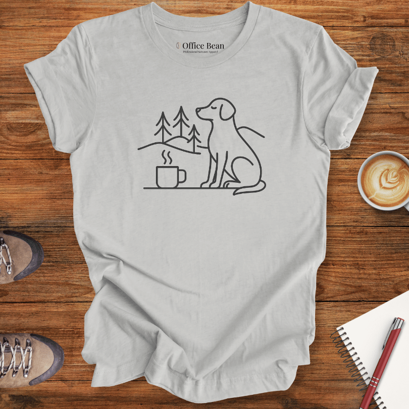 Coffee, Dog and Calm T-shirt