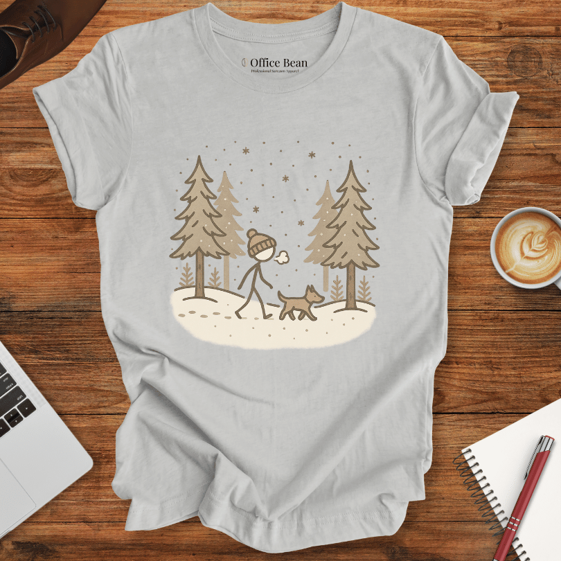 Dog Winter Walk T-shirt